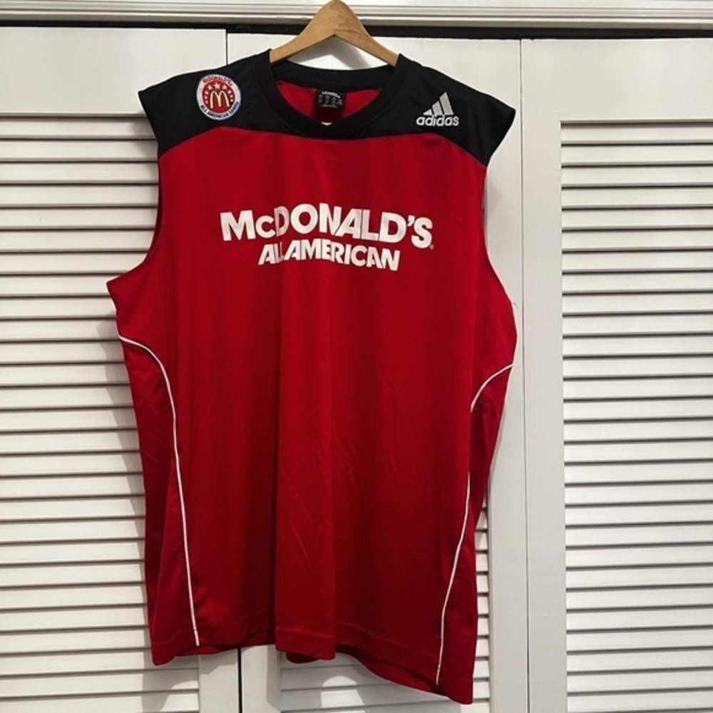 McDonald's‎ All American Adidas 2XL Men's Red Jersey 2010/2011 Season